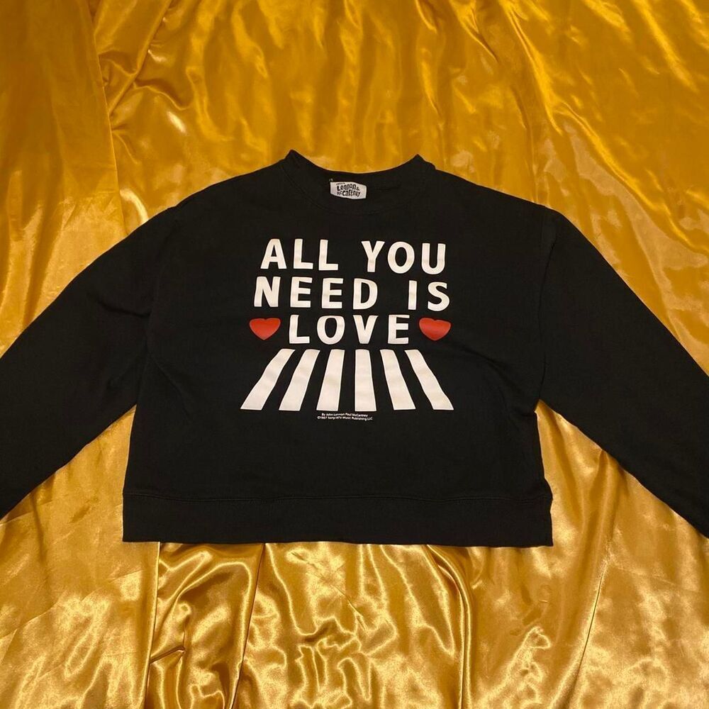 Beatles All You Need Is Love Sweatshirt - Picture 2 of 7